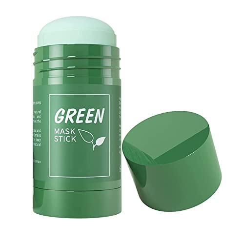 מסכת תה ירוק טבעי לדנג פוקוסקין, מקל מסכת תה ירוק לניקוי עמוק ללא נקבוביות, מקל חימר לטיהור תה ירוק, מסיר חטט עם תמצית